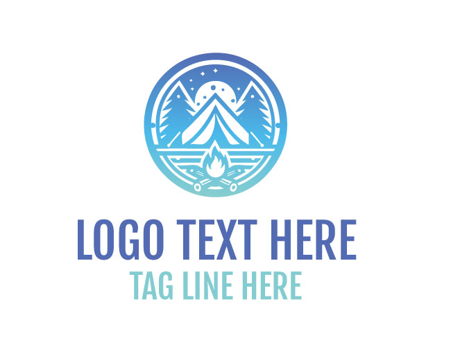  Survival Campfire Badge Logo