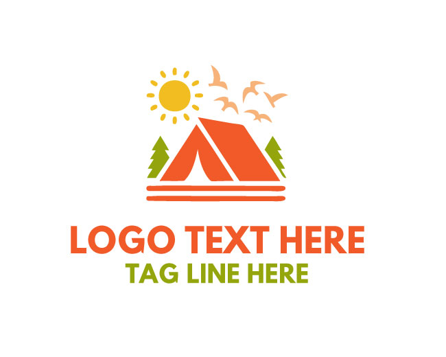 Survival Tent Badge Logo