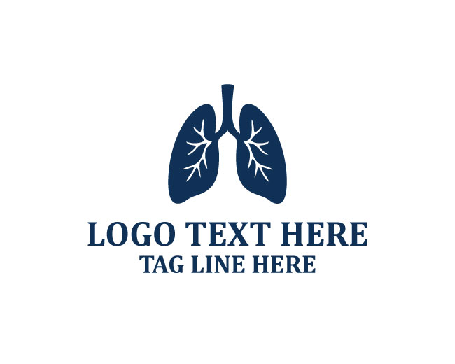 Lungs Modern Logo
