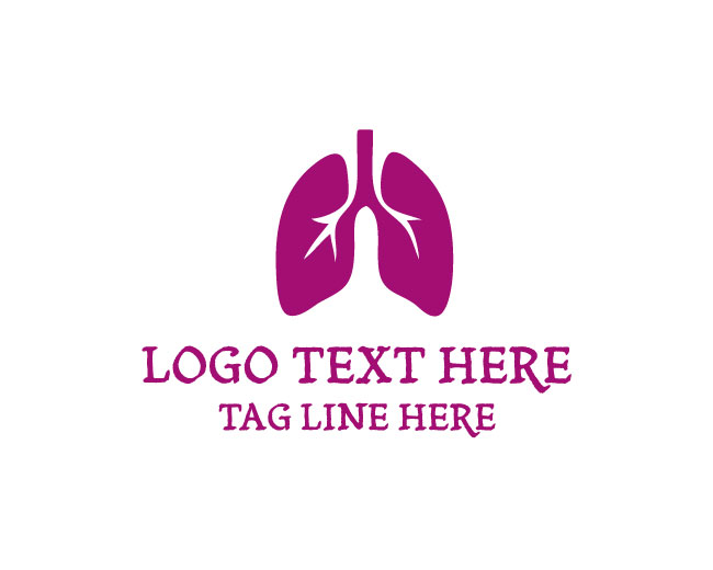 Lungs Stylish Logo