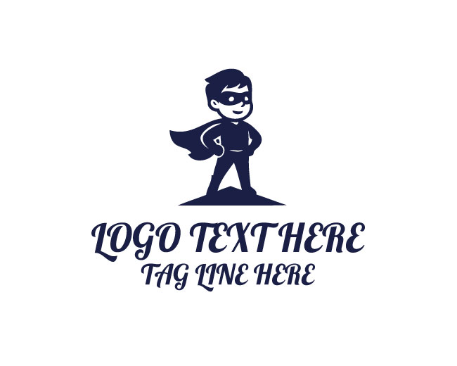 Super Hero Kid Speed Logo