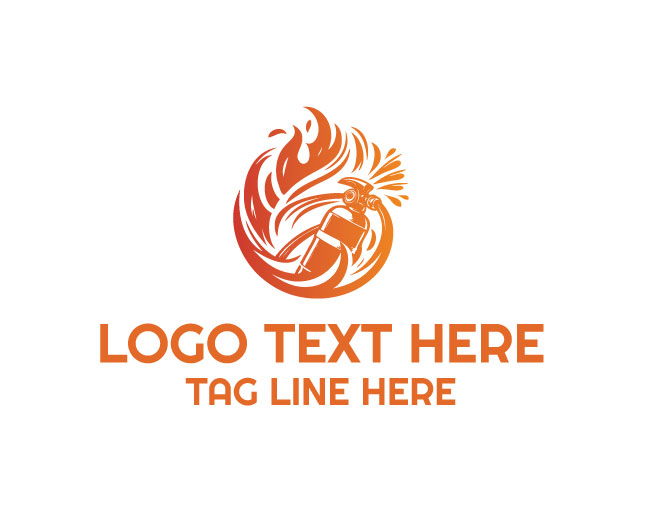Fire Extinguisher Safety Logo