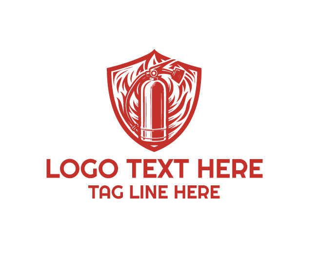 Fire Extinguisher Service Logo