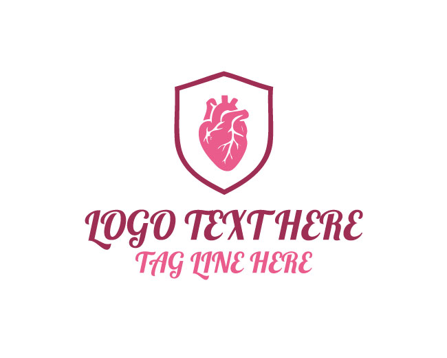 Modern Human Heart Logo