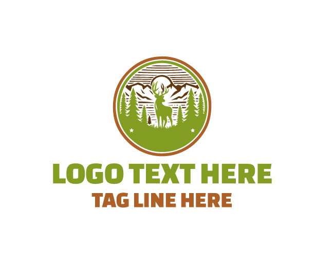 Forest Ranger Deer Logo