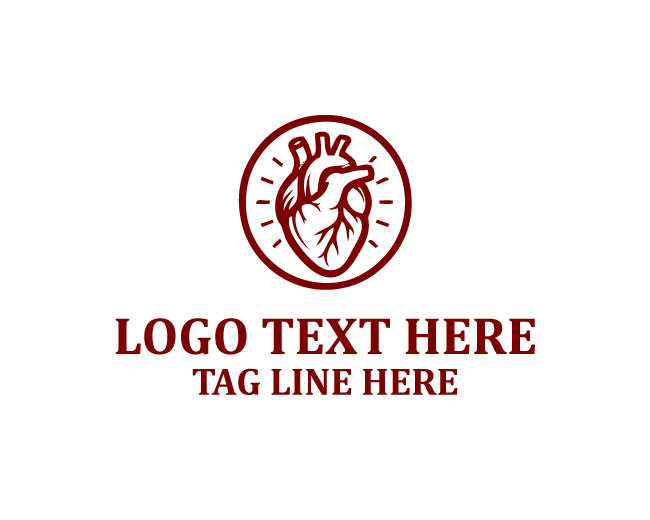 Human Heart Icon Logo