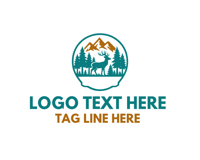 Forest Ranger Natural Emblem Logo