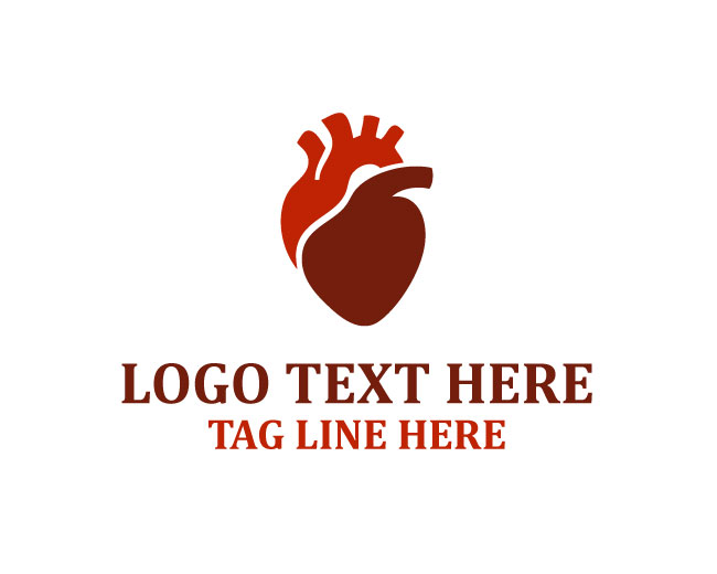 Red Human Heart Logo