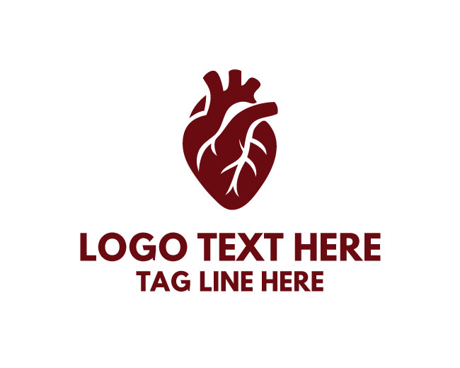Deep Anatomy Human Heart Logo