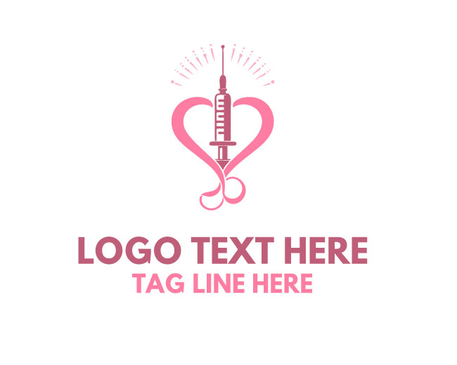  Syringe Hospital Medical Logo
