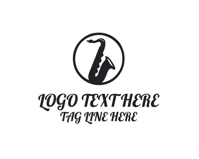 Modern Saxophone Logo