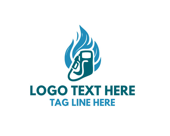 Gasoline Fuel Refinery Logo