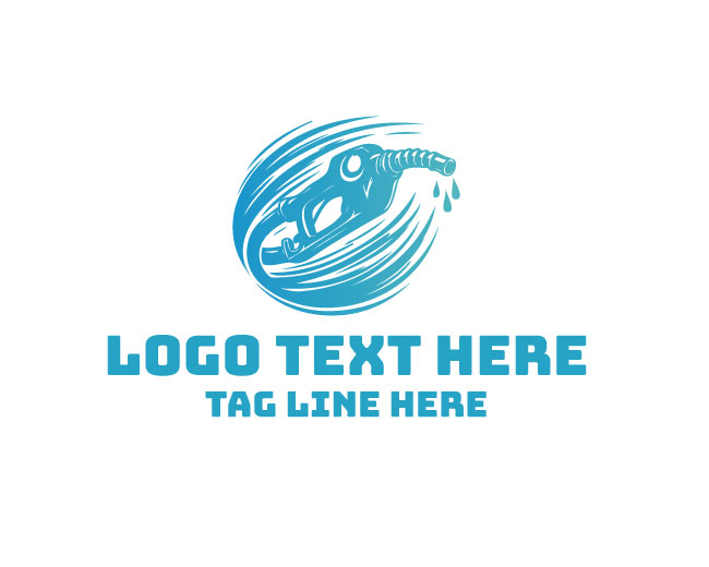 Gasoline Fuel Power Logo