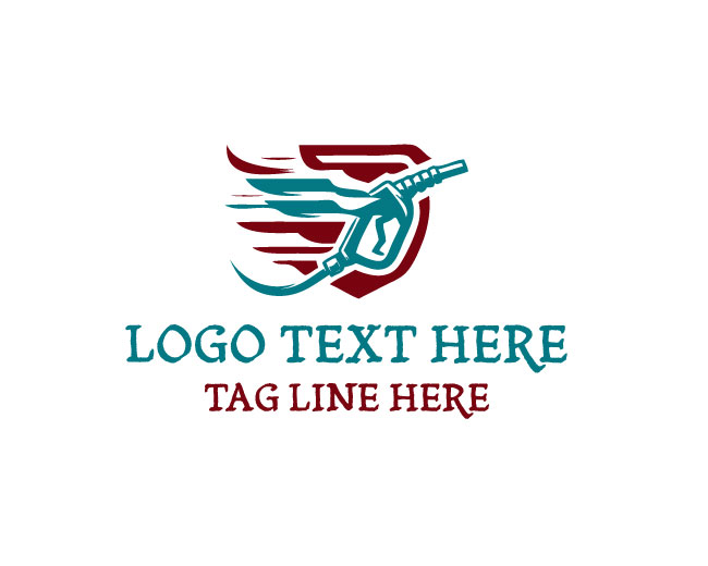 Gasoline Fuel Transport Logo