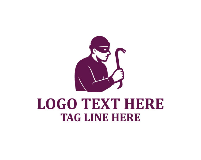 Burglar Security Alert Logo