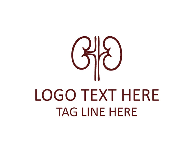 Kidney Organ Logo