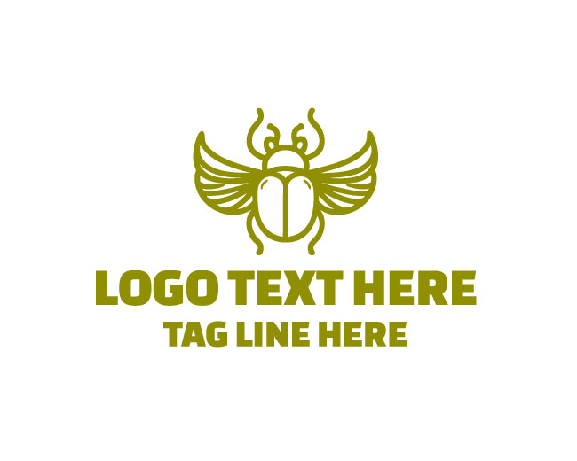 Egyptian Scarab Logo