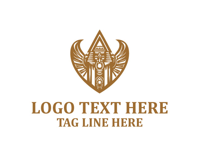 Pyramid Egyptian Symbol Logo