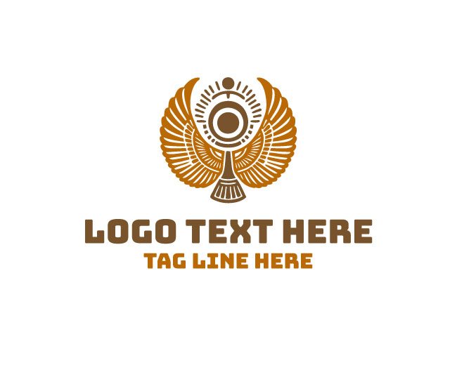 Horus Falcon Egyptian Symbol Logo