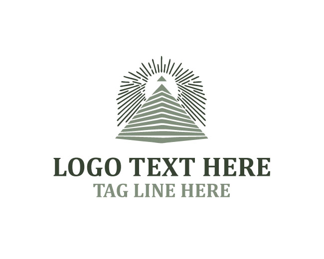 Pyramid Mark Egyptian Symbol Logo