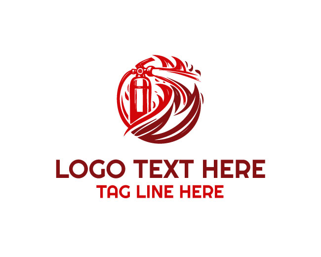 Fire Extinguisher Safety Logo