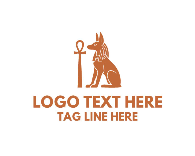 Anubis Egyptian Symbol Logo