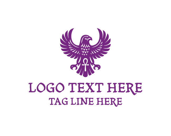 Egyptian Eagle Symbol Logo