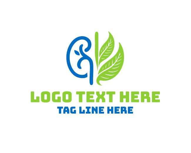 Human Body Kidney Wellness Logo