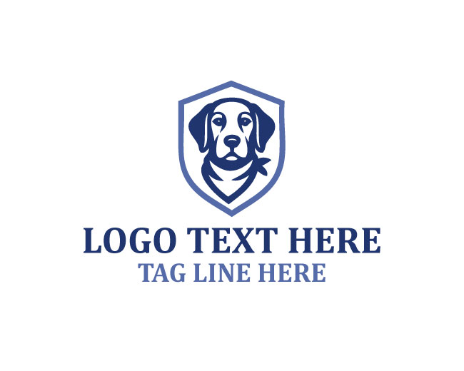 Bandana Dog Shield Logo