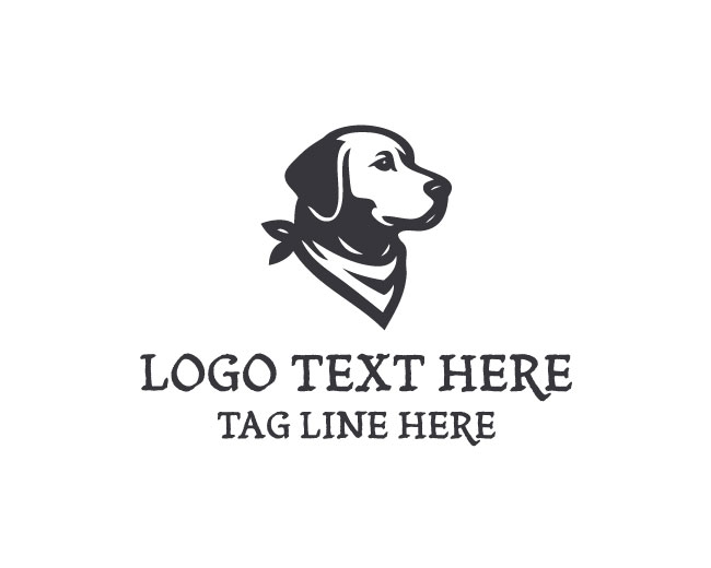 Profile Bandana Dog Logo