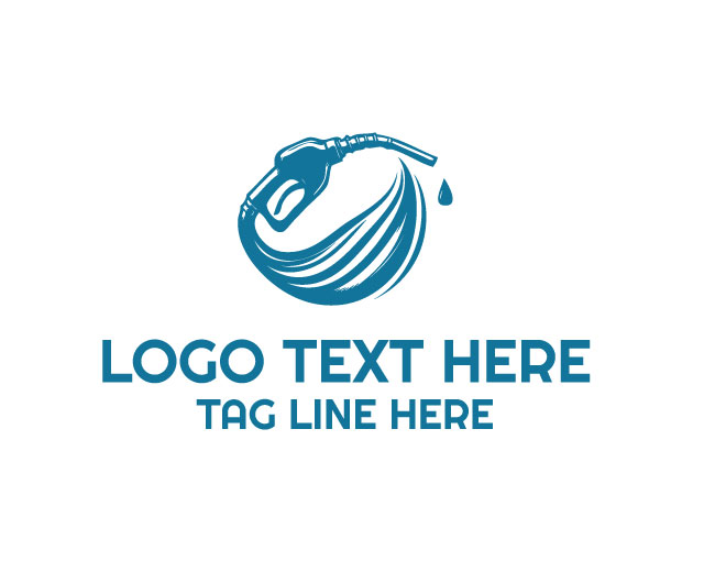 Gasoline Fuel Storage Logo