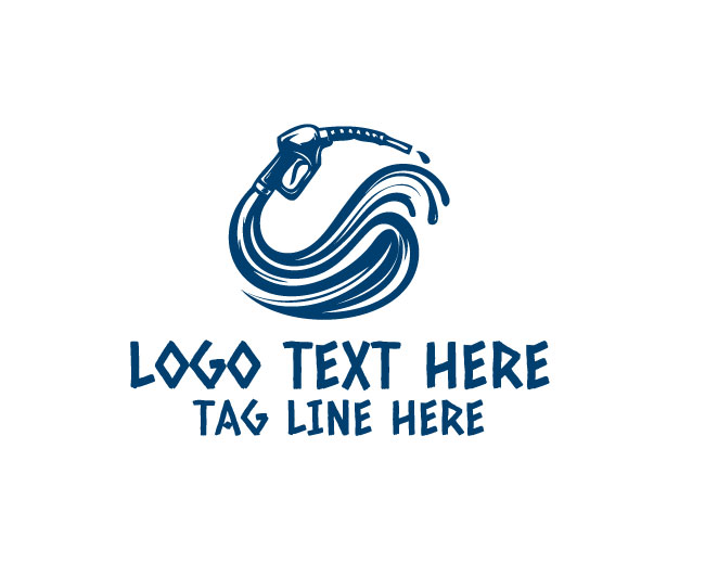 Gasoline Fuel Service Logo