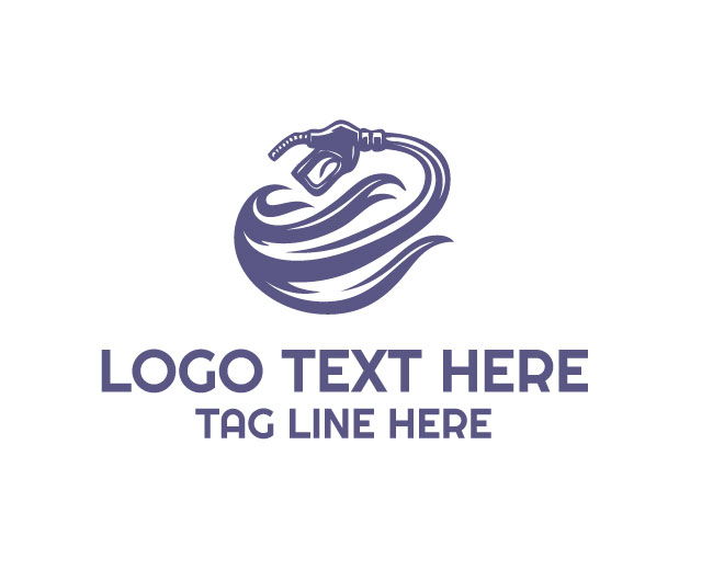 Gasoline Fuel Vehicle Logo