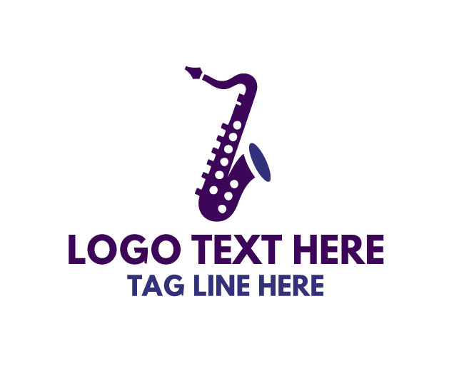 Saxophone Jazz Logo