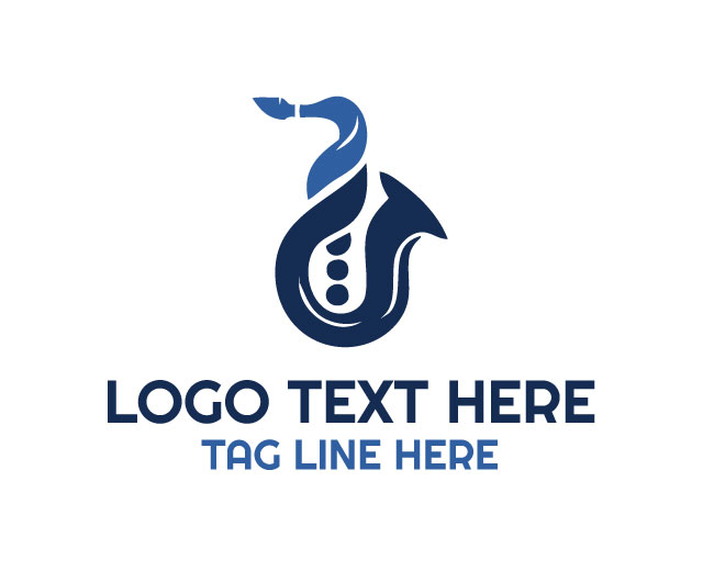 Saxophone Melody Logo