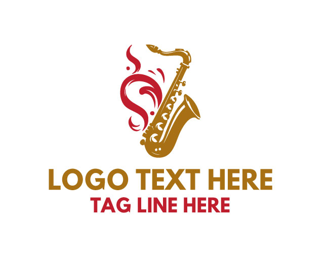 Saxophone Night Jazz Logo