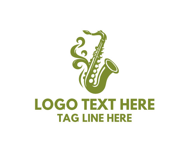 Saxophone Classic Music Logo