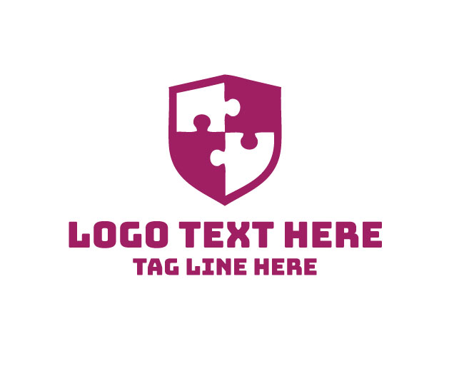 Puzzle Shield Logo