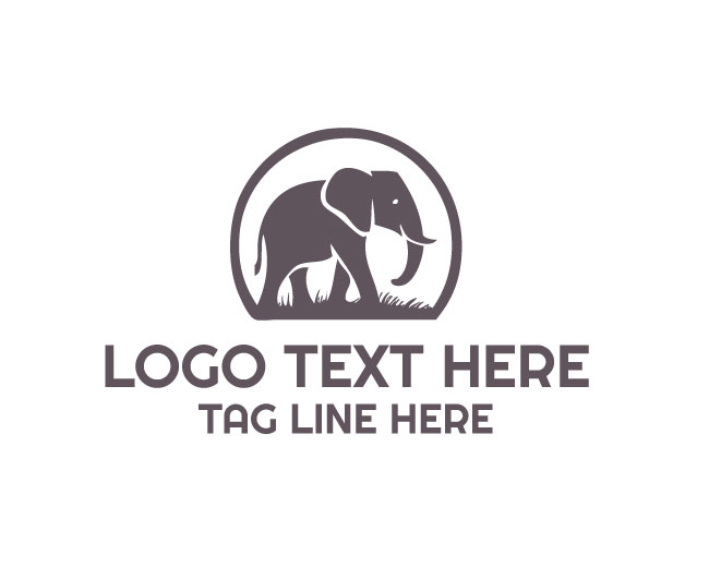 Safari Elephant Logo