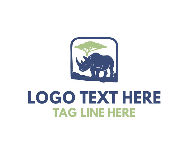 Safari Rhino Animal Park Logo