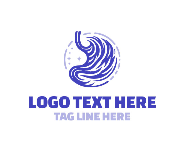 Abstract Stomach Logo