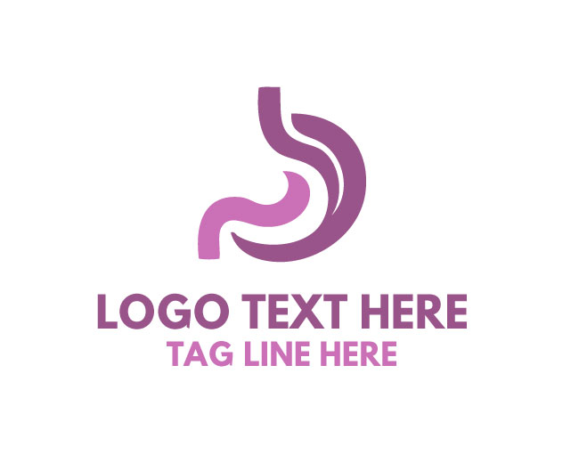 Abstract Wave Stomach Logo