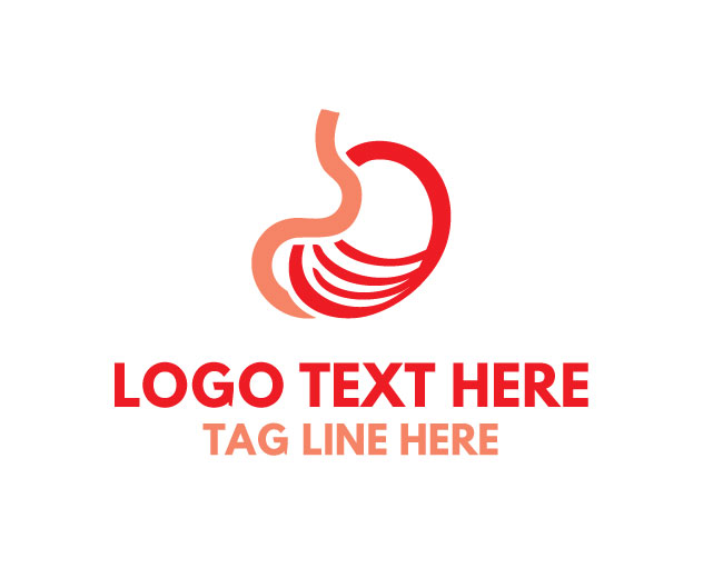 Abstract Loop Stomach Logo