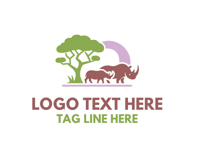 Safari Rhino Logo