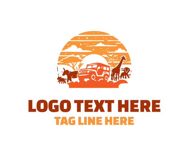 Safari Animal Tour Logo