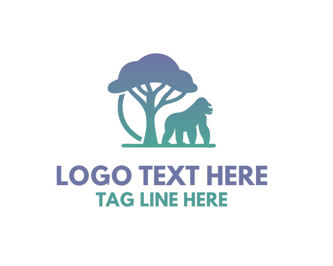 Safari Animal Park Gorilla Logo