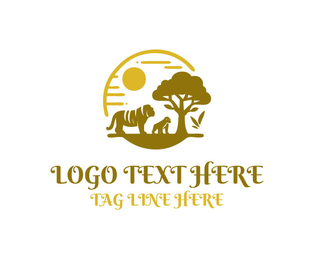 Safari Animals Logo