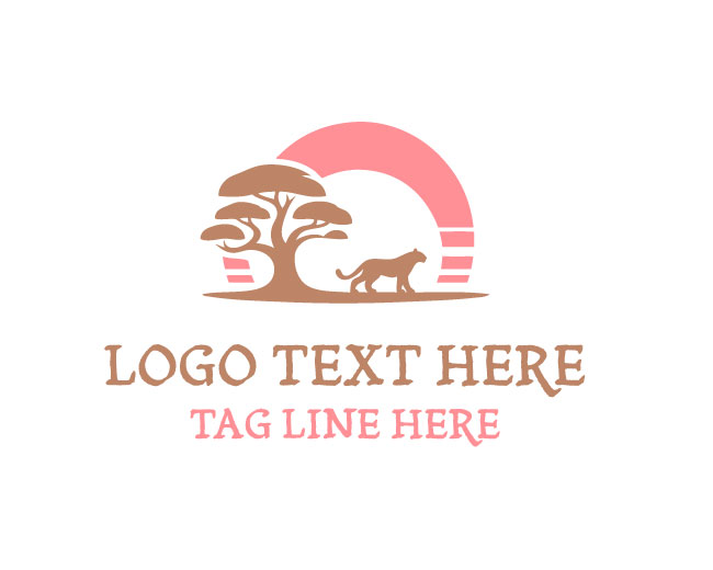 Safari Animal Modern Logo