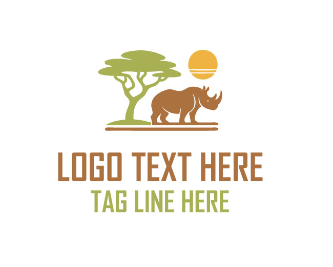 Safari Rhino Logo