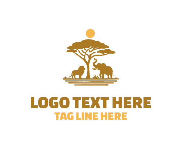 Safari Animals Logo